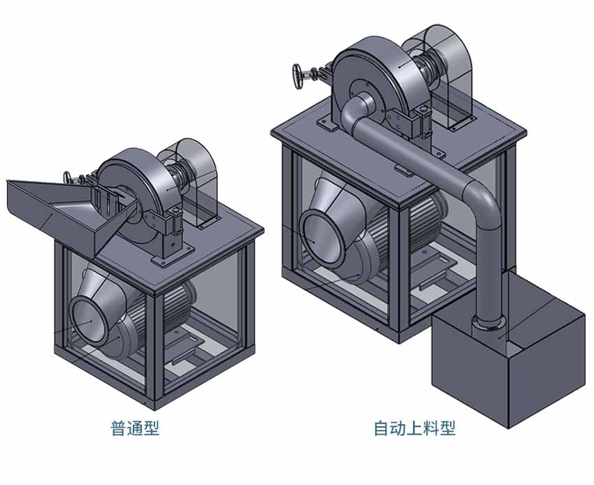 高能粉碎機(jī)3D結(jié)構(gòu)圖